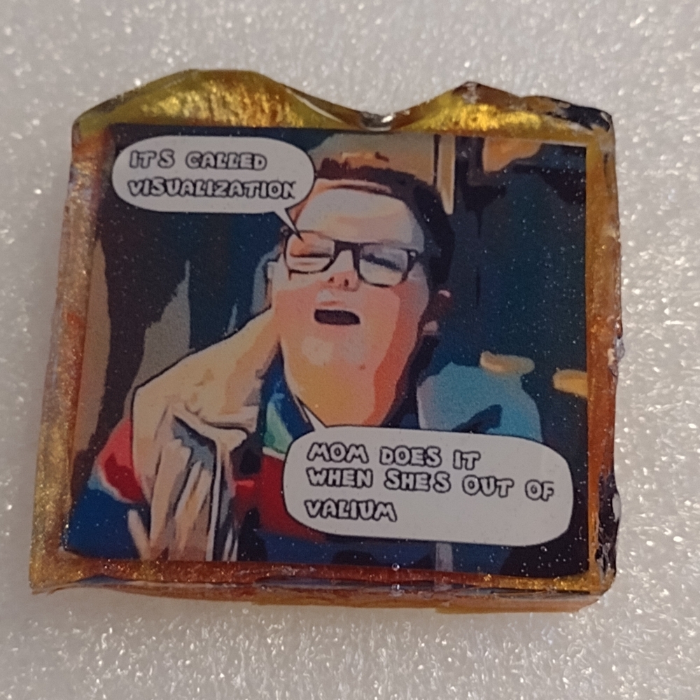DELIGHTFUL DEREK STRANGER THINGS ART PIN